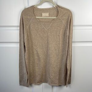 Zadig&Voltaire Beige Long Sleeve Top. XL